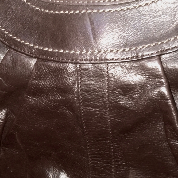 COACH Brown Leather Ergo Style Handbag - Picture 8 of 8